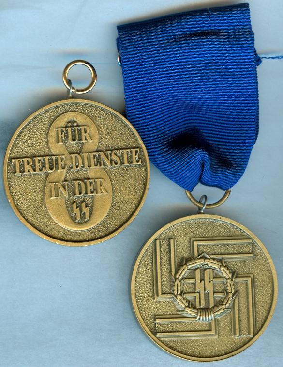 SS 8 Year Service Medal
