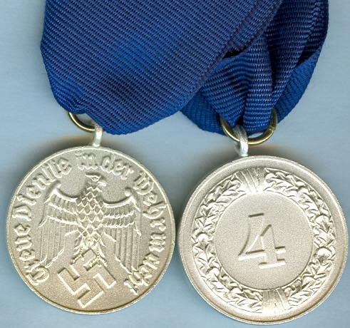 Wehrmacht 4 Year Service Medal
