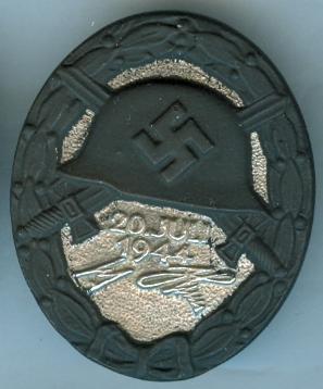 July 20 Wound Badge - Black