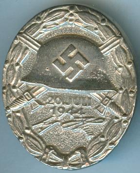 July 20 Wound Badge - Silver