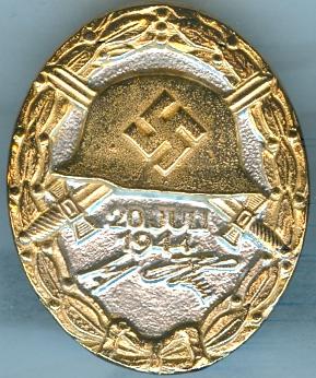 July 20 Wound Badge - Gold