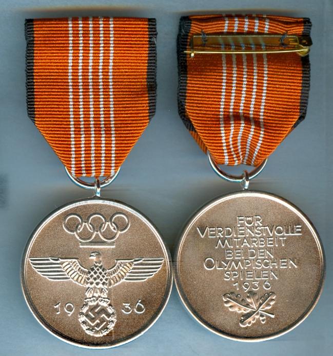1936 Olympic Games Commemorative Medal High Quality