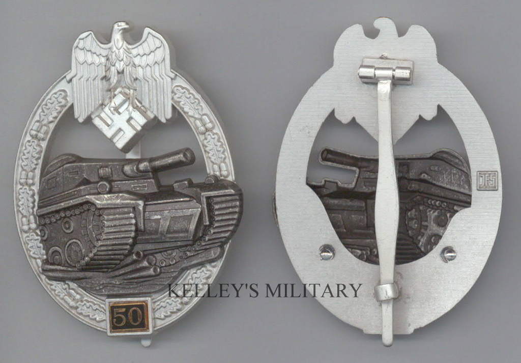 Army Tank Combat Badge 50 Engagements