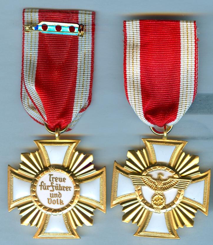 NSDAP Long Service Award - 25 Year, Gold