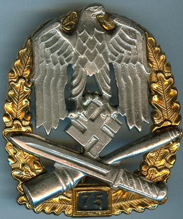 Army General Assault Badge 75 Engagements