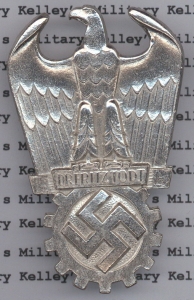 Fritz Todt Prize Badge, 2nd Class - Silver