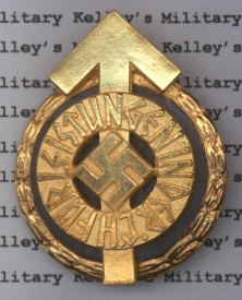 Hitler Youth Golden Leader's Sports Badge (Out Of Stock)