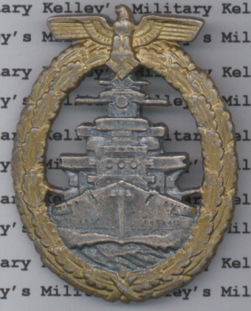 Kriegsmarine Fleet Service Badge