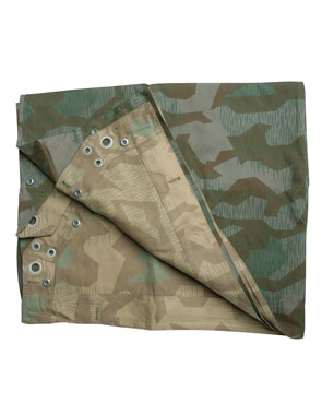 German WWII Splinter Camo Shelter Half