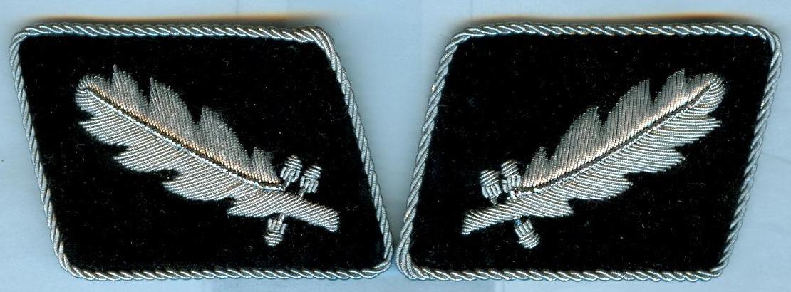 SS Standartenfuhrer Bullion Collar Tabs