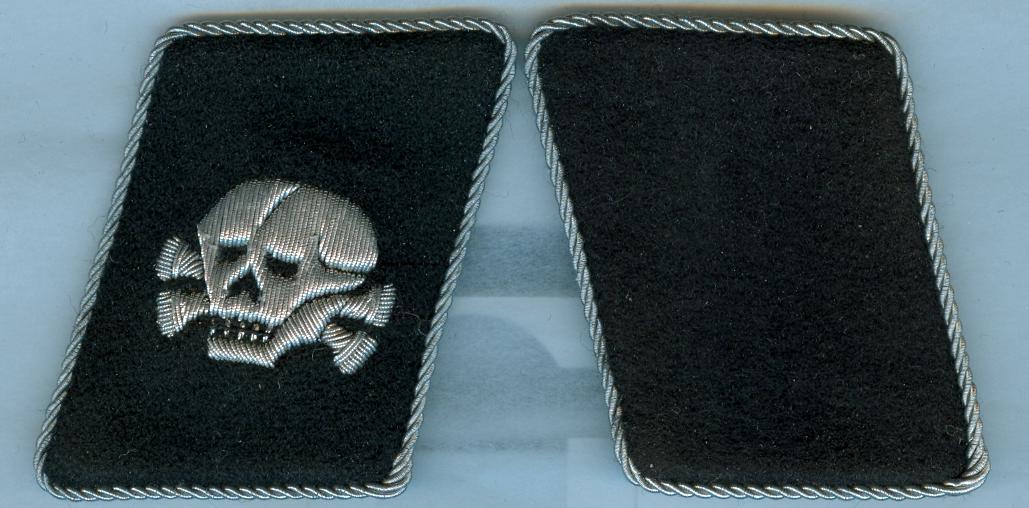 Totenkopf Officer Collar Tabs