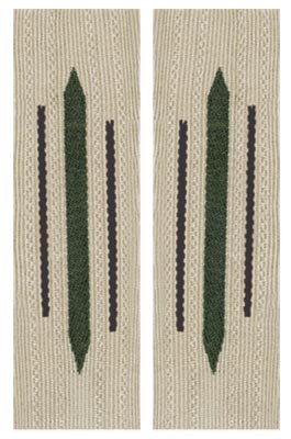 Bevo Army Collar Tabs - Pioneer Engineer (pair)