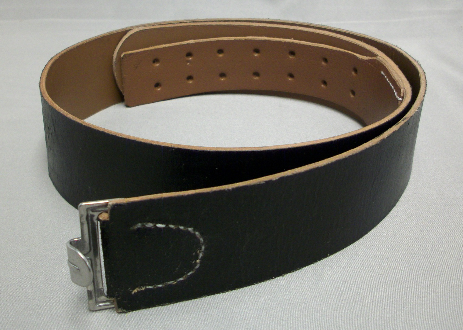 EM Service Belt - Black Leather