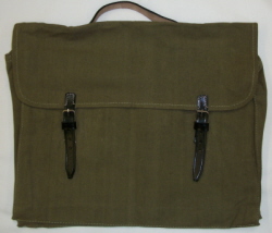 German M31 Clothing Bag - Black Leather