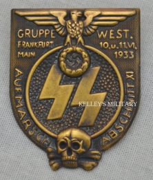 SS Gruppe West Frankfurt 1933 Tinnie