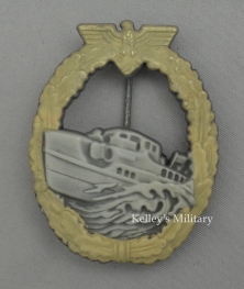 Kriegsmarine E-boat Badge 1st Type