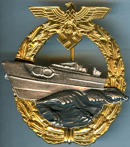 Kriegsmarine U-boat Badge 2nd Type