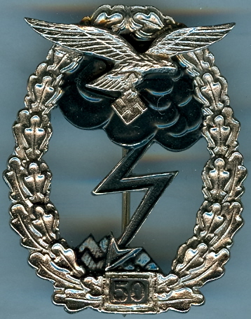 Luftwaffe Ground Combat Badge 50 Engagements