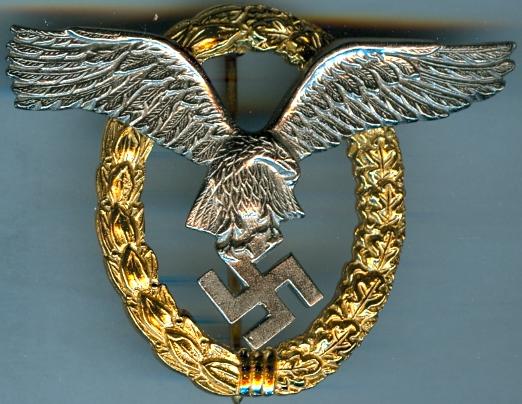 Luftwaffe Combined Pilots Observers Badge