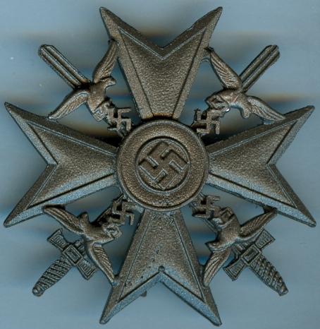 Spanish Cross With Swords Bronze Finish