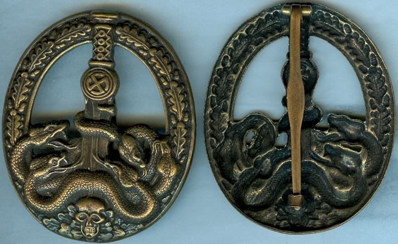 Anti-Partisan War Badge Bronze Finish