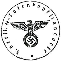 5th SS Totenkopf Rubber Stamp