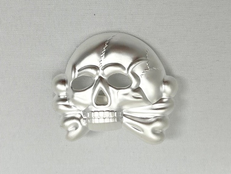 Kelleys Military: Early SS Cap Skull - Silver