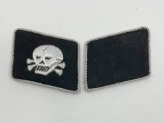 Totenkopf Officers Horizontal Collar Tabs