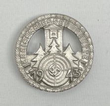 1943 German Shooting Competition Award