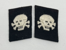 Totenkopf EM/NCO Mirror Vertical Collar Tabs