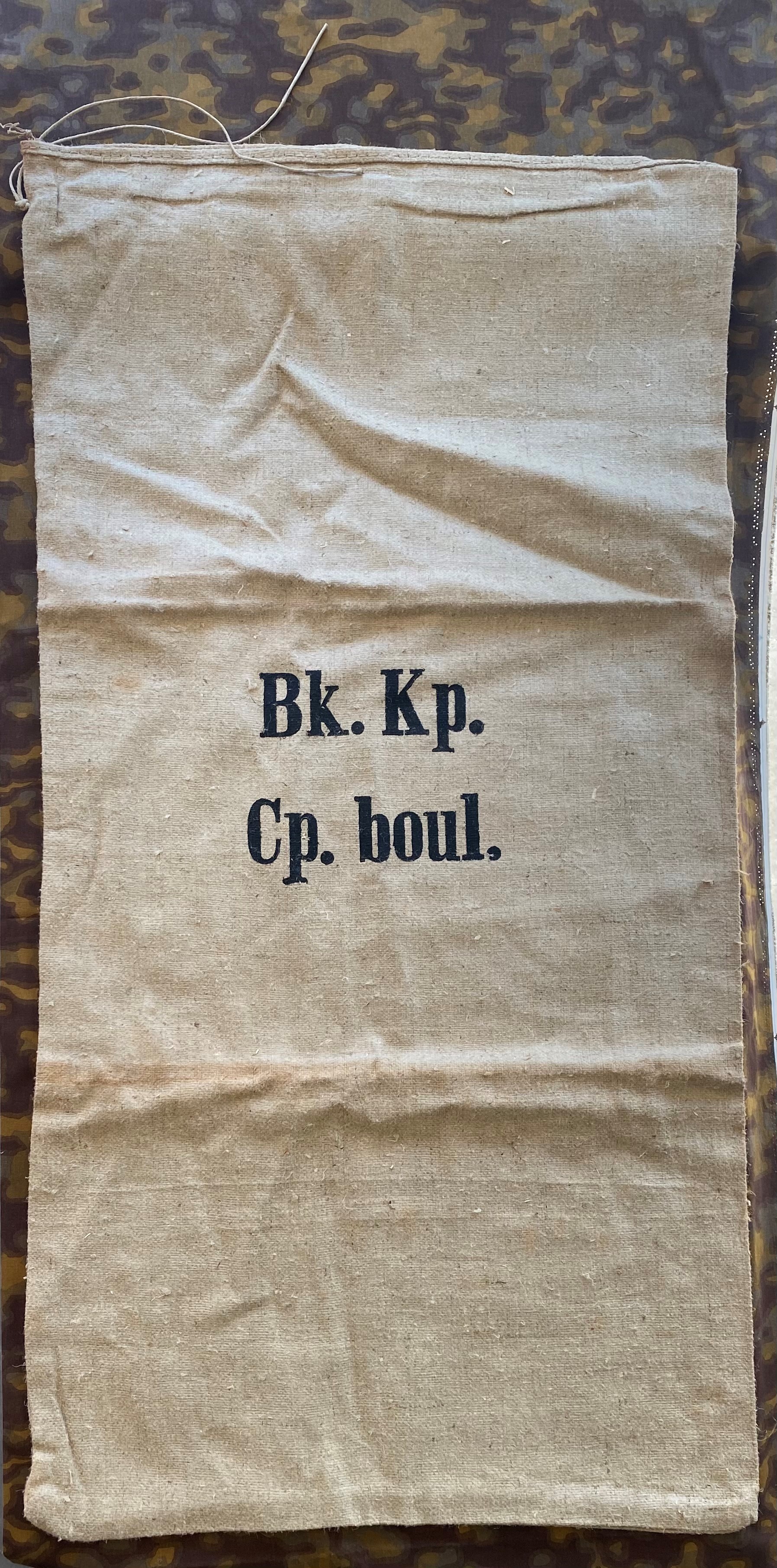 WW2 Burlap Bag 26x52