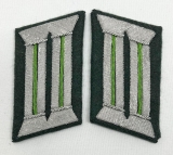Heer Officer Collar Tabs, Jager/Gebirgsjager (Original Quality)