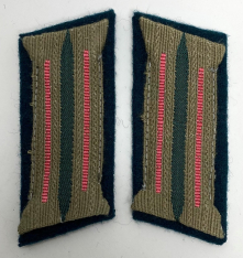 Bevo Panzer Collar Tabs (Folded & Mounted)