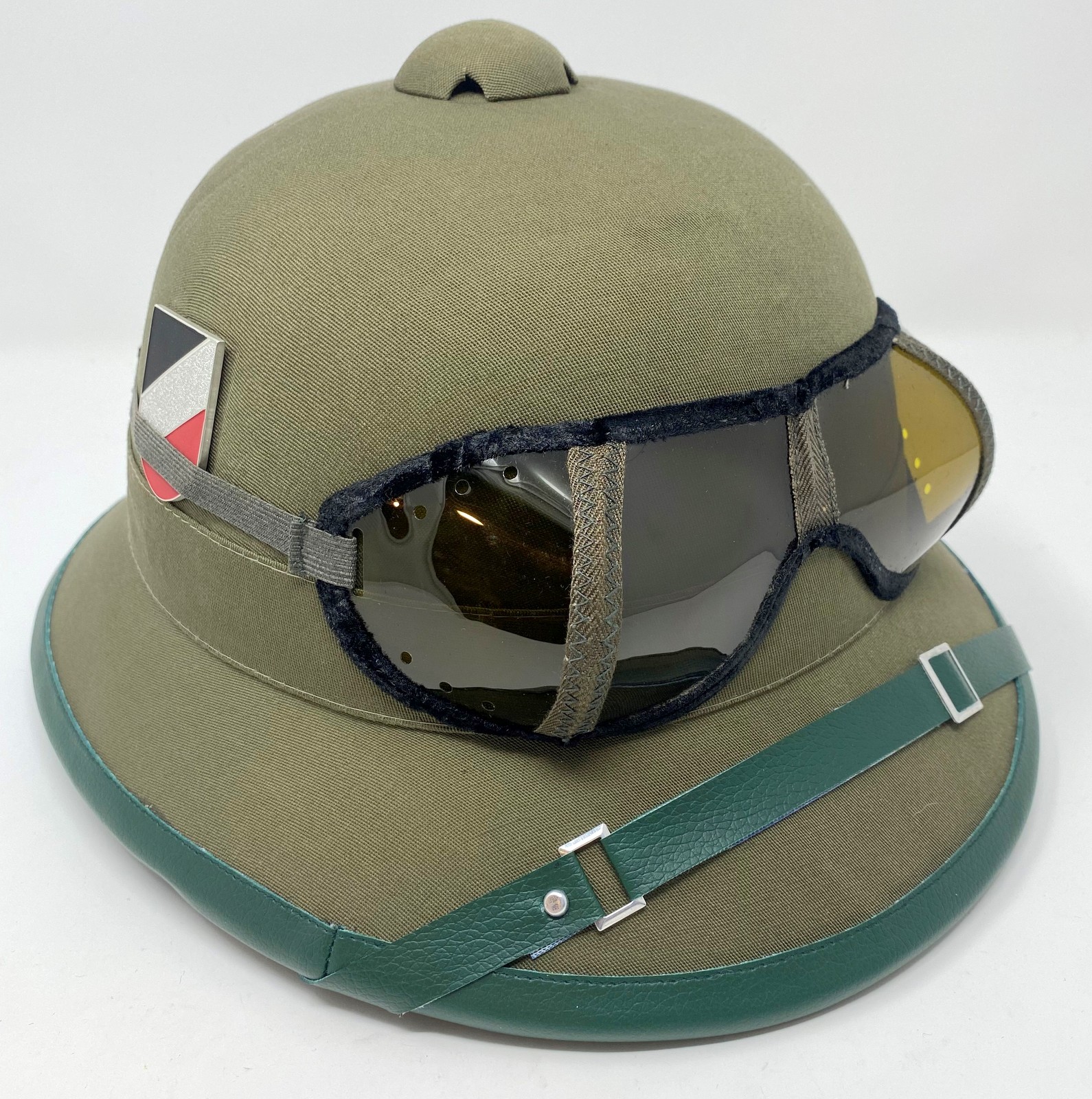 Sold at Auction: WWII NAZI GERMAN TROPICAL PITH HELMET 1942 DATED