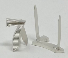 Shoulder Board Cypher "7" Silver (Set)