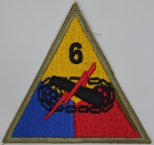 6th Armored Division Patch
