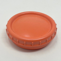 WWII German Butter Dish, Orange