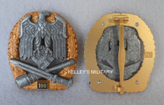Army General Assault Badge 100 Engagements