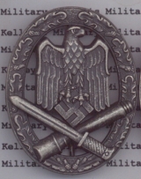 Army General Assault Badge Antique Finish