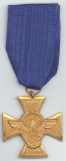 Police Faithful Service Medal 25 Year Gold (Out Of Stock)