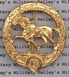 Care of Horses Badge, Gold