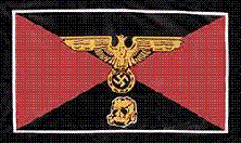 German WWII Skull & Eagle Flag