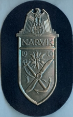 Narvik Battle Shield - Silver