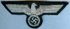 Panzer Officers Breast Eagle, Embroidered