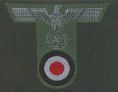 Heer Officers M43 Cap Trapezoid, Bevo