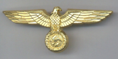 Heer Generals / Kriegsmarine Cap Eagle - Metal - Gold