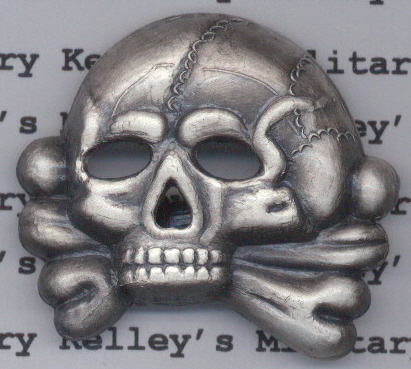 Kelleys Military: Early SS Cap Skull (Jawless) - Antique