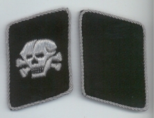 Totenkopf Officer Collar Tabs