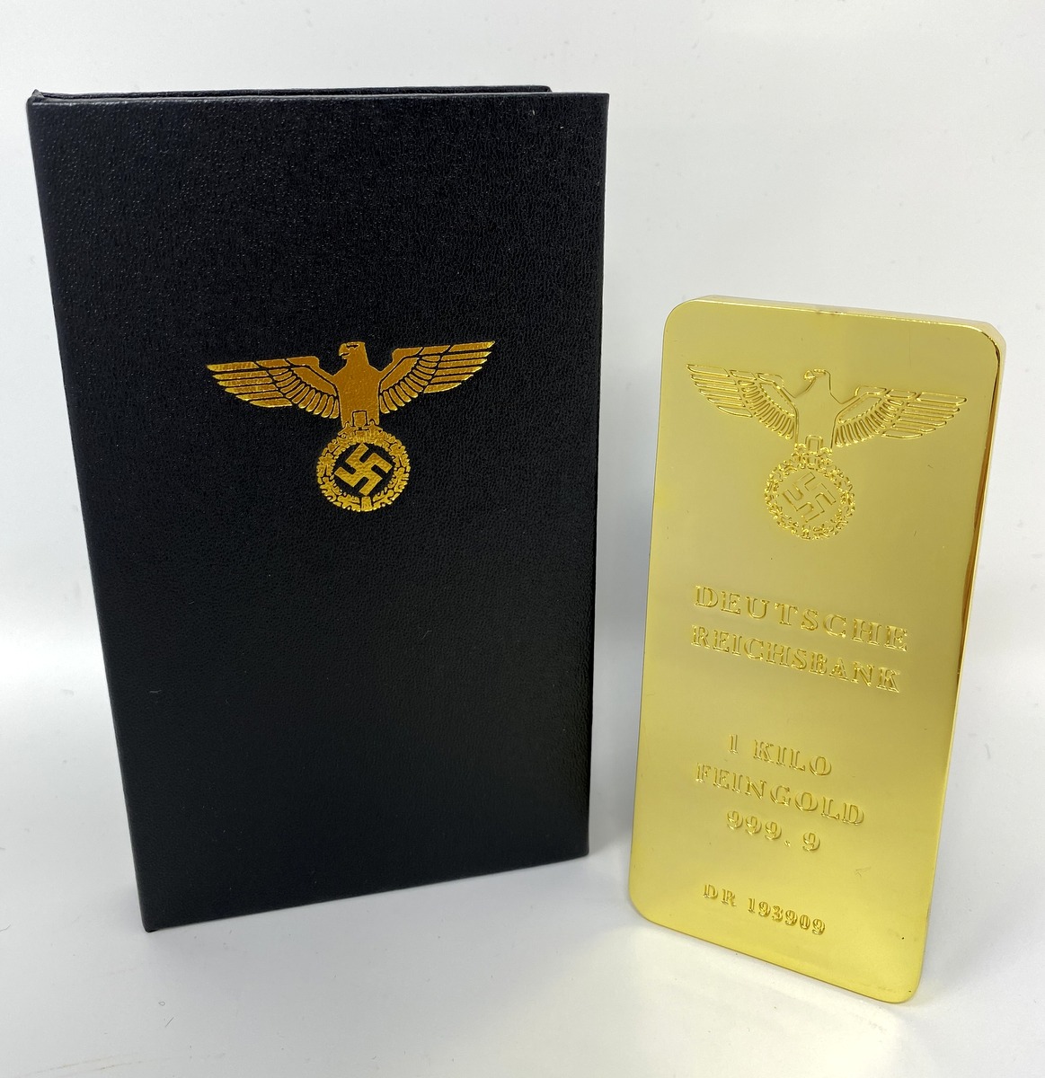 Reichsbank Gold Bar & Case Kelleys Military