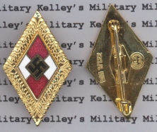 Hitler Youth Golden Party Badge